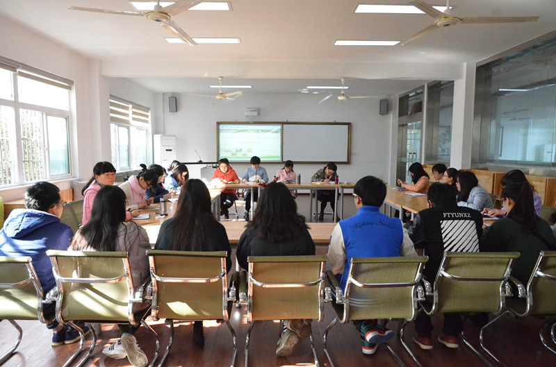 【图文】我院举办2014级赴浙江纺院交换生欢送会